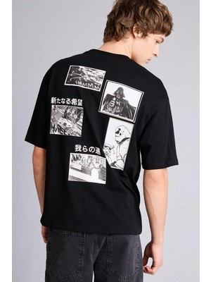 DeFacto Star Wars Boxy Fit Baskılı Tişört H0250AX26SP