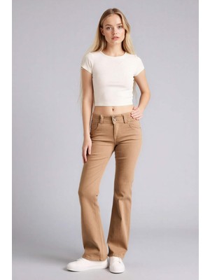 DeFacto Normal Bel Standart Boy Gabardin Pantolon G9496AX26SP