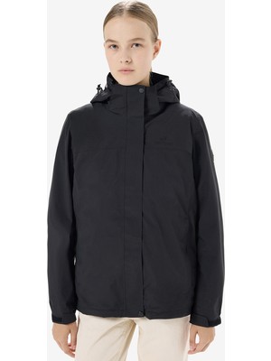 Greyder Kadın Siyah Su Dayanıklı Kaz Tüyü Mont 5K2TM84015