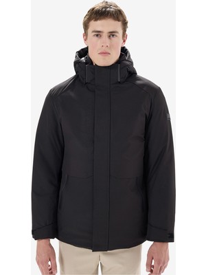 Greyder Erkek Siyah Suya Dayanıklı Kaz Tüyü Mont 5K1TM83519