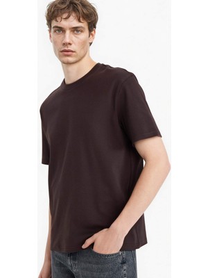 DeFacto %100 Pamuk Basic Tişört E7961AX26SP