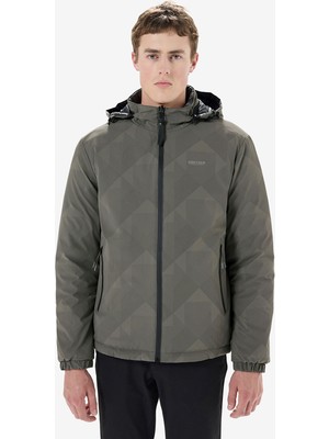 Greyder Erkek Haki Suya Dayanıklı Kaz Tüyü Mont 5K1TM83517