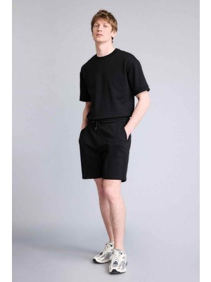 DeFacto İnce Sweatshirt Kumaşı Şort H0652AX26SP