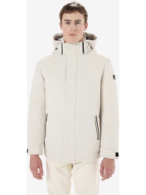 Greyder Erkek Ekru Suya Dayanıklı Kaz Tüyü Mont 5K1TM83519