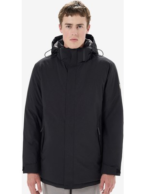 Greyder Erkek Siyah Suya Dayanıklı Kaz Tüyü Mont 5K1TM83533