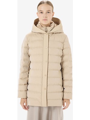 Greyder Kadın Bej Suya Dayanıklı Kaz Tüyü Mont 5K2TM84027