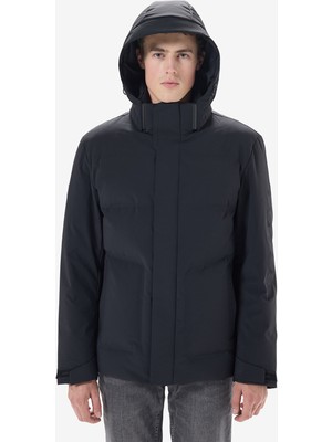 Greyder Erkek Siyah Suya Dayanıklı Kaz Tüyü Mont 5K1TM83534