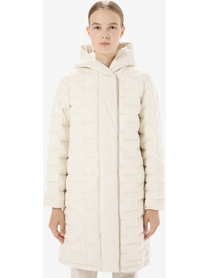 Greyder Kadın Krem Suya Dayanıklı Kaz Tüyü Mont 5K2TM84024