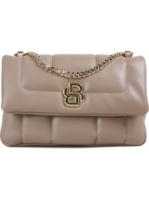 Boss %70 Poliüretan, %30 Polyester Kahve Kadın Omuz Çantası B_ıcon Sh. Bag M