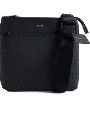 Boss Siyah Erkek Postacı Çantası Zair_mn_s Env Large 10254350 01