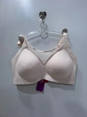 F.k Fk Kadın Balensiz Lazer Kesim Tül Detaylı Somon Sütyen