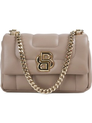 Boss %70 Poliüretan, %30 Polyester Kahve Kadın Omuz Çantası B_ıcon S Sh. Bag