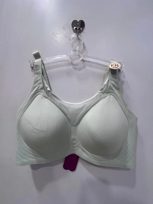 F.k Fk Kadın Balensiz Lazer Kesim Tül Detaylı Mint Yeşili Sütyen