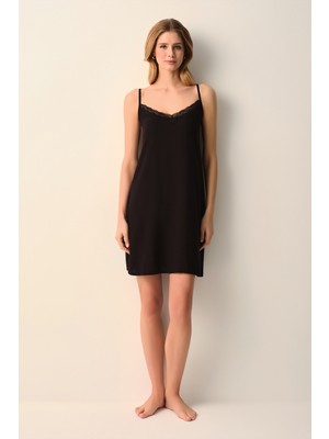 Suwen Monogram Kısa Gecelik