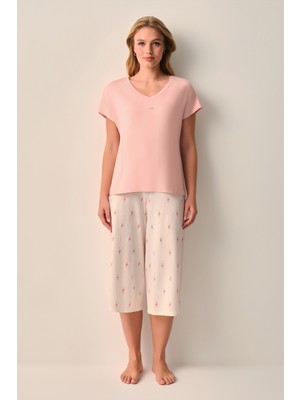 Suwen Maria Kapri Pijama Takımı