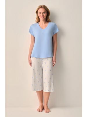 Suwen Maria Kapri Pijama Takımı