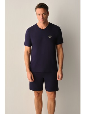 Suwen Mr. Men Şort Pijama Takımı