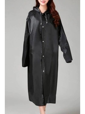 Luz&pos Eva Siyah Pardesü Yağmurluk