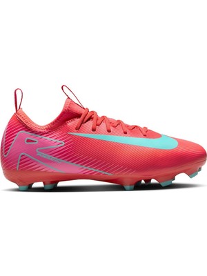 Nike Zoom Vapor 16 Academy Fg/mg Kids Football Shoes Çocuk Çoklu Zemin Kramponu Kırmızı