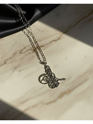 Meneva Aksesuar Osmanlı Tuğrası Figürlü Kolye