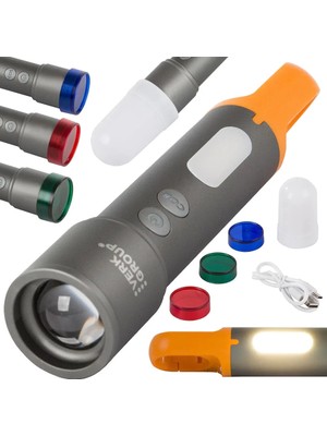 Luz&pos El Feneri X723 CB-X723 Taktik Feneri Askeri Meşale