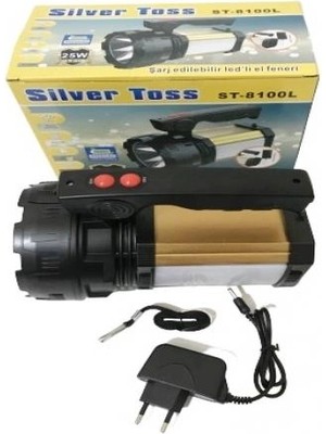 Luz&pos 25W Şarj Edilebilir Ledli El Feneri USB Çıkışlı