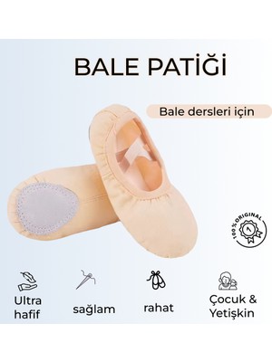 Comfort Line Profesyonel Bale Patiği –çocuk & Yetişkin |pamuk,kaymaz Taban, Esnek | Bale Ayakkabısı