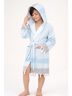 Emillie Mira Çocuk Havlu Peştemal Bornoz Unisex - % 100 Pamuk