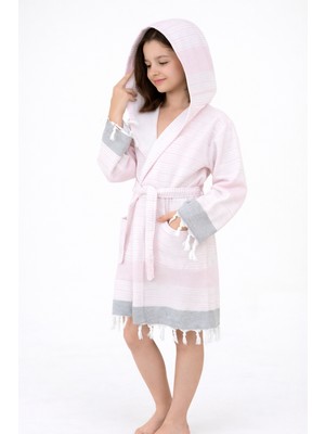 Emillie Mira Çocuk Havlu Peştemal Bornoz Unisex - % 100 Pamuk