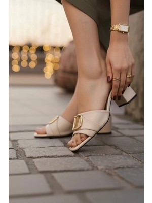 Marina Rosse Kadın Bonita Topuklu Terlik