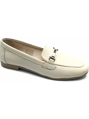 Venüs  25484204Y Kadın Hakiki Deri Loafer Babet