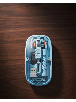 Astraltech Bluetooth 5.2 Destekli Mavi Pilli Kablosuz Mouse