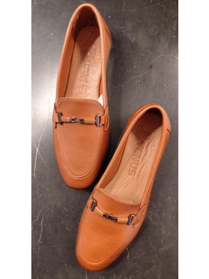 Venüs  25484204Y Kadın Hakiki Deri Loafer Babet