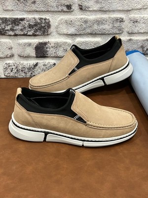 Derilax Hakiki Nubuk Deri Büyük Numara 45-46-47 Baykara Hafif Yumuşak Erkek Ayakkabı