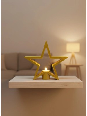 Astraltech Yıldız Mumluk Sarı