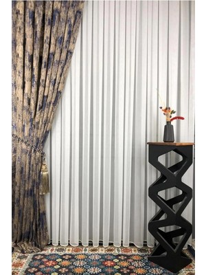 Paşamanlar Simli Bambu Tül Perde – Yoğun Dokulu, 1/3 Sık Pileli, Ütü Gerektirmez Şık Tasarım