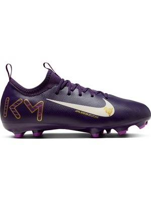 Nike Air Zoom Vapor 16 Academy Kylian Mbappe Fg/mg Çocuk Çoklu Saha Kramponu Mor