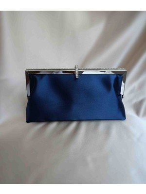 Hegef Bag Kadın Şerit Taş Detaylı Özel Tasarım Özel Gece Abiye Clutch Portföy Abiye Çanta