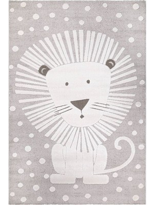 Valery Home Nero Çocuk Antialerjik Yumuşacık Peluş Tuşeli Krem Dokuma Halı Salon Mutfak Koridor Halısı