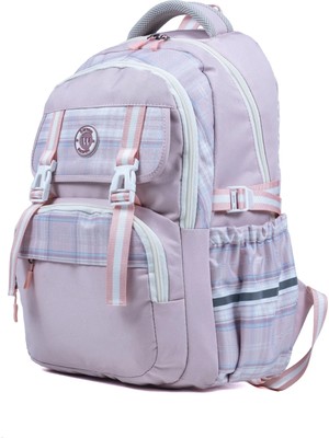 Probag Toz Pembe Okul Çantası 4 Bölmeli Ortopedik Sırt Destekli Su Geçirmez Ilkokul Ortaokul Sırt Çantası