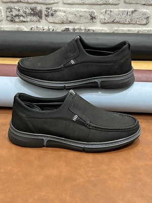 Umut Ayakkabı Hakiki Nubuk Deri Büyük Numara 45-46-47 Baykara Hafif Yumuşak Erkek Ayakkabı