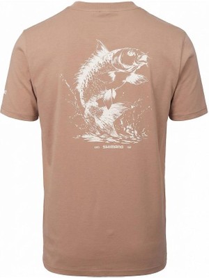 Shimano Brown Carp Sazan Xxl Beden T-Shirt
