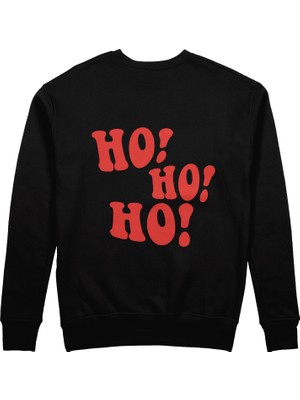 The Lucid Lab Ho Ho Ho Sweatshirt - Siyah