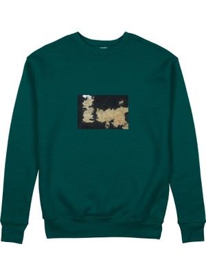 The Lucid Lab Game Of Thrones Map Sweatshirt - Koyu Yeşil