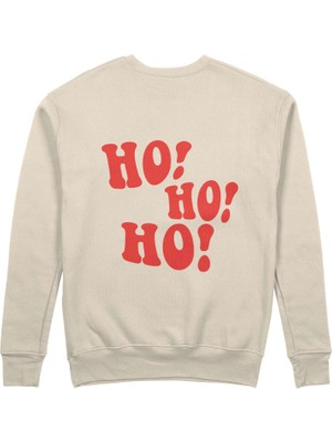 The Lucid Lab Ho Ho Ho Sweatshirt - Bej