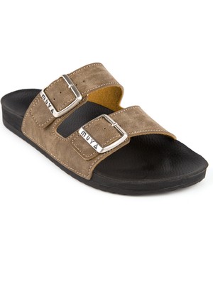 Muya 31500-NOVA , Bej  Anatomik Taban, Şık, Ultra Hafif, Günlük Erkek Terlik