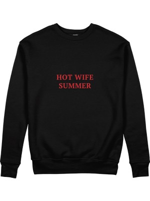 The Lucid Lab Hot Wife Summer Sweatshirt - Siyah