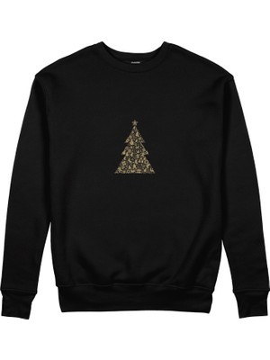 The Lucid Lab Iconic Christmas Tree Sweatshirt - Siyah