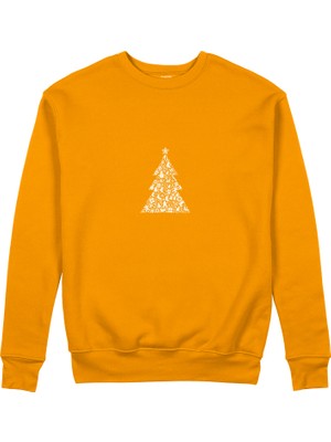 The Lucid Lab Iconic Christmas Tree Sweatshirt - Turuncu