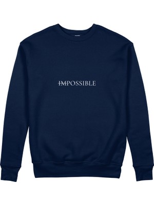The Lucid Lab Impossıble Sweatshirt - Lacivert
